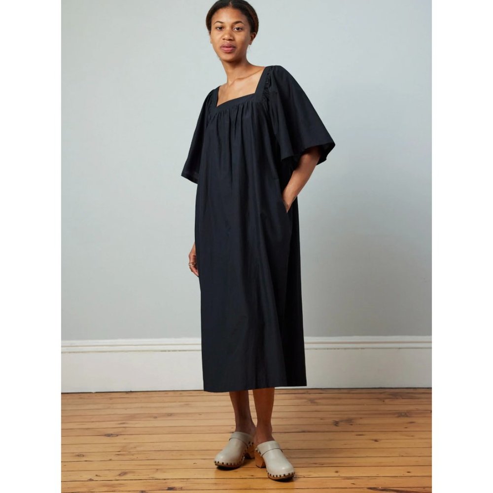 M. Patmos Louise Volume Sleeve Dress in Black